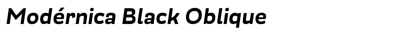 Modérnica Black Oblique